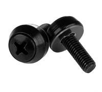 StarTech Mounting Screws CABSCREWSM5B M5 x 12mm - 100 Pack, Black
