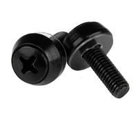 StarTech.com M5 x 12mm - Screws - 50 Pack, 50x M5, Black Mounting