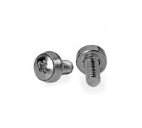 StarTech Mounting Screws CABSCREWSM62 M6 x 12mm – 100 Pack – Silver
