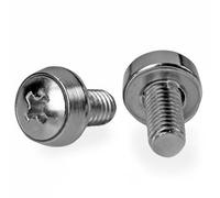 StarTech.com M6 x 12mm - Mounting Screws - 100 Pack