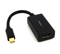 StarTech.com Mini DisplayPort to HDMI Adapter - mDP to HDMI Video Converter - 1080p - Mini DP or Thunderbolt 1/2 Mac/PC to HDMI Monitor/Display/TV - Passive mDP 1.2 to HDMI Adapter Dongle - Upgraded Version is MDP2HDEC