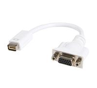 StarTech.com MDVIVGAMF Mini DVI to VGA Video Cable Adapter for MacBook's and iMacs, Video Adapter, Mini-DVI (M) to HD-15 (VGA) (F), 7.9 Inch, White