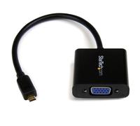 StarTech.com Micro HDMI® to VGA Adapter Converter for Smartphones / Ultrabook / Tablet - 1920x1080 - Micro HDMI Male to VGA Female (MCHD2VGAE2)