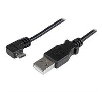 StarTech.com Micro-USB Charge-and-Sync Cable M/M - Right-Angle Micro-USB - 24 AWG - 0.5 m 0.5 m USB A Micro-USB A USB 2.0 Male/Male Black