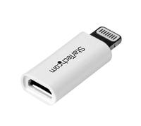 StarTech.com Micro USB to Lightning Adapter - Compact Micro USB to Lightning Connector for iPhone / iPad / iPod - Apple MFi Certified - White