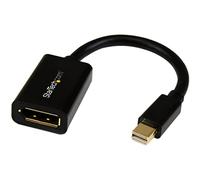 StarTech.com Mini DisplayPort to DisplayPort Adapter - 4K x 2K UHD Video - Mini DP to DP Converter - Mini DisplayPort to DisplayPort 1.2 Adapter - mDP PC/Computer to DP Monitor/Display (MDP2DPMF6IN)