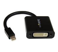 StarTech.com Mini DisplayPort to DVI Adapter - Mini DP to DVI-D Converter - 1080p Video - mDP or Thunderbolt 1/2 Mac/PC to DVI Monitor - Compact mDP 1.2 to DVI Single-Link Adapter Dongle