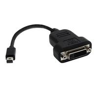 StarTech.com Mini DisplayPort to DVI Adapter - Active Mini DisplayPort to DVI-D Adapter Converter - 1080p Video - mDP or Thunderbolt 1/2 Mac/PC to DVI Monitor Dongle, mDP to DVI Single-Link (MDP2DVIS)