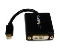 StarTech.com Mini DisplayPort to DVI Adapter - Mini DP to DVI-D Converter - 1080p Video - VESA Certified - mDP or Thunderbolt 1/2 Mac/PC to DVI Monitor - mDP 1.2 to DVI Single-Link Dongle