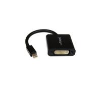 StarTech.com Mini DisplayPort to DVI Adapter - Mini DP to DVI-D Converter - 1080p Video - mDP or Thunderbolt 1/2 Mac/PC to DVI Monitor - Compact mDP 1.2 to DVI Single-Link Adapter Dongle