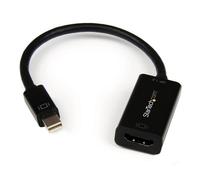 StarTech.com Mini DisplayPort to HDMI Adapter - Active mDP to HDMI Video Converter - 4K 30Hz - Mini DP or Thunderbolt 1/2 Mac/PC to HDMI Monitor/TV/Display - mDP 1.2 to HDMI Adapter Dongle