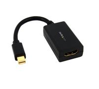StarTech.com Mini DisplayPort to HDMI Adapter - mDP to HDMI Video Converter - 1080p - Mini DP or Thunderbolt 1/2 Mac/PC to HDMI Monitor/Display/TV - Passive mDP 1.2 to HDMI Adapter Dongle - Upgraded Version is MDP2HDEC