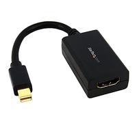 StarTech.com Mini DisplayPort to HDMI Adapter - mDP to HDMI Video Converter - 1080p - Mini DP or Thunderbolt 1/2 Mac/PC to HDMI Monitor/Display/TV - Passive mDP 1.2 to HDMI Adapter Dongle - Upgraded Version is MDP2HDEC
