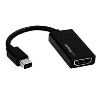 StarTech.com Mini DisplayPort to HDMI Adapter - Active mDP 1.4 to HDMI 2.0 Video Converter - 4K 60Hz - Mini DP or Thunderbolt 1/2 Mac/PC to HDMI Monitor/TV/Display - mDP to HDMI Dongle