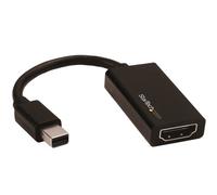 StarTech.com Mini DisplayPort to HDMI Adapter - Active mDP 1.4 to HDMI 2.0 Video Converter - 4K 60Hz - Mini DP or Thunderbolt 1/2 Mac/PC to HDMI Monitor/TV/Display - mDP to HDMI Dongle