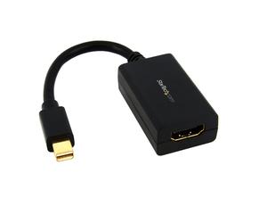 StarTech.com Mini DisplayPort to HDMI Adapter - mDP to HDMI Video Converter - 1080p - Mini DP or Thunderbolt 1/2 Mac/PC to HDMI Monitor/Display/TV - Passive mDP 1.2 to HDMI Adapter Dongle - Upgraded V