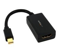 StarTech.com Mini DisplayPort to HDMI Adapter - mDP to HDMI Video Converter - 1080p - Mini DP or Thunderbolt 1/2 Mac/PC to HDMI Monitor/Display/TV - Passive mDP 1.2 to HDMI Adapter Dongle - Upgraded Version is MDP2HDEC