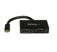 StarTech.com Mini DisplayPort to HDMI and VGA - 2 in 1 Travel Adapter - Mini Dis