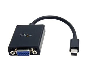StarTech.com Mini DisplayPort to VGA Adapter, Active mDP to VGA Converter, Mini DisplayPort or TB2 Computer to VGA Monitor