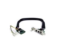 StarTech.com 3 Port 2b 1a 1394 Mini PCI Express FireWire Card Adapter - FireWire Adapter - PCI Express Mini Card - FireWire 800-2 Ports + 1 x FireWire