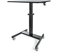 StarTech.com Mobile Standing Desk - Portable Sit Stand Ergonomic Heigh