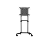 StarTech.com Mobile Tv Cart - Portable Rolling Stand in Black StarTech.com Black