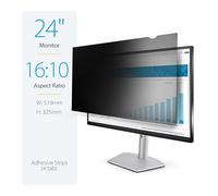 StarTech.com Monitor Privacy Screen for 24" Display - Computer Screen Security Filter - Blue Light Reducing Screen Protector Film - 16:10 Widescreen - Matte/Glossy - +/-30 Degree
