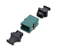 StarTech.com MPOSMAPCAQCOUPLER fibre optic adapter MPO/MTP 1 pc(s) Aqua colour, Black