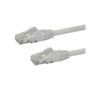 StarTech.com N6PATC10MWH 10m CAT6 Ethernet Cable - White CAT 6 Gig...
