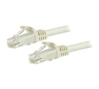 StarTech.com N6PATC15MWH 15m CAT6 Ethernet Cable - White CAT 6 Gig...