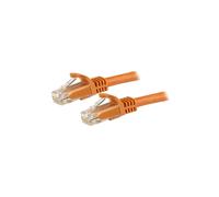 StarTech.com N6PATC50CMOR 0.5m Cat6 U/UTP (UTP) Orange networking cable
