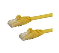 StarTech.com 50cm CAT6 Ethernet Cable - Yellow CAT 6 Gigabit Ethernet Wire -650MHz 100W PoE RJ45 UTP Network/Patch Cord Snagless w/Strain Relief Fluke Tested/Wiring is UL Certified/TIA