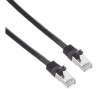 StarTech.com N6SPAT1MBK 1 m Cat6 Patch Cable, Shielded (SFTP) Snagless Gigabit Network Patch Cable, Black Cat 6 Ethernet Patch Lead