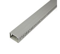 StarTech.com Open Slot Cable Management Raceway with Cover, 3"(75mm)W x 2"(50mm)H - 6.5ft(2m) length - 1/4"(8mm) Slots, PVC Network Cable Hider/Wall Wire Duct, Max 180 Cables, UL Listed
