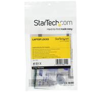 StarTech.com Security Slot Adapter Kit - K-Slot Lock Plate Adapter for Tablet/iPad/Computer/Monitor/Phone/Laptop - T-Bar Compatible - MacBook Pro/Air - Anti-theft - Slim Design - Silver