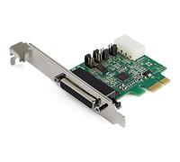 StarTech.com 4-port PCI Express RS232 Serial Adapter Card - PCIe RS232 Serial Host Controller Card - PCIe to Serial DB9 Card - 16950 UART - Expansion Card - Windows/Linux