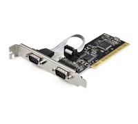 StarTech.com PCI Serial Parallel Combo Card with Dual Serial RS232 Ports (DB9) & 1x Parallel LPT Port (DB25) - PCI Combo Adapter Card - PCI Expansion Card Controller - PCI to Printer Card