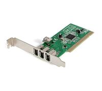 StarTech.com PCI1394MP 4 port PCI 1394a FireWire Adapter Card - 3 ...