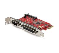 StarTech.com PCIe Card with Serial and Parallel Port - PCI Express Combo Adapter Card with 1x DB25 Parallel Port & 1x RS232 Serial Port - Expansion/Controller Card - PCIe Printer Card