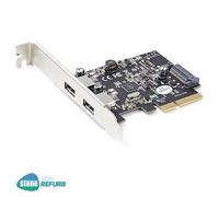 StarTech.com 2-Port USB PCIe Card with 10Gbps/port - USB 3.1/3.2 Gen 2 Type-A PCI Express 3.0 x2 Host Controller Expansion Card - Add-On Adapter Card - Full/Low Profile - Windows & Linux