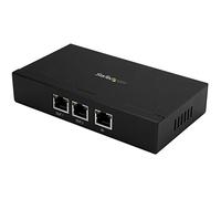 StarTech.com POEEXT2GAT 2 Port Gigabit PoE+ Extender 802.3at and 802.3af, 100m (330 ft), Power Over Ethernet Extender, PoE Repeater Network Extender