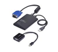 StarTech.com Portable Laptop Crash Cart Adapter, USB/VGA/Mini DisplayPort KVM Console, File Transfer/Video Capture, TAA (NOTECONS02-VGA-MDP)