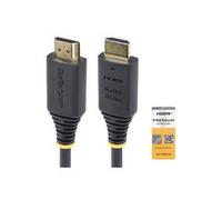 StarTech.com 1.6ft (50cm) Premium Certified High Speed HDMI Cable 4K 60Hz/1440p 144Hz HDR10/HDCP 2.2/ARC 18Gbps UHD HDMI 2.0 Cord for TV/Monitor/Display TPE Jacket