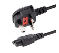 StarTech.com 3ft (1m) UK Laptop Power Cable, BS 1363 to C5 Mickey Mouse, 2.5A 250V, 18AWG, Laptop Replacement Cord, Printer Cable, UK Laptop Charger Cord, Laptop Power Brick Cord (PXTNB3SUK1M)