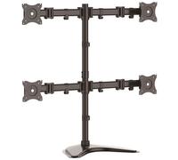 StarTech.com Quad-Monitor Desktop Stand - Articulating - For up to 27" (17.6lb/8kg) Displays
