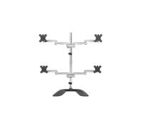 StarTech.com Quad-Monitor Stand - Articulating - Steel & Aluminum