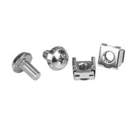 StarTech Rack Screws & Cage Nuts CABSCRWM620 - M6 12 mm with Installation Tool - 20 Pack