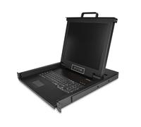 StarTech.com Rackmount KVM Console - Single Port VGA KVM with 17" LCD Monitor for Server Rack - Fully Featured Universal 1U LCD KVM Drawer w/Cables & Hardware - USB Support - 50,000 MTBF