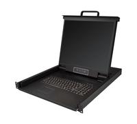 StarTech.com RKCONS1901 19 1280 x 1024pixels Steel Black 1U rack console