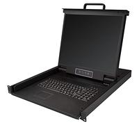 StarTech.com RKCONS1901 19 1280 x 1024pixels Steel Black 1U rack console